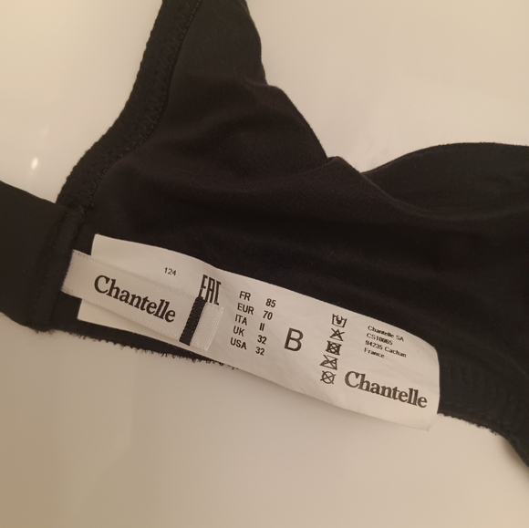 Chantelle C13G20 Comfort Wire Size 32B Black - Picture 5 of 5
